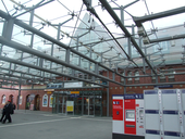 Ansicht Bahnsteig Bahnhof Stralsund / platform view Stralsund station