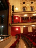 Blick auf Portalseite / View to the side of the stage opening