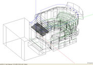 Computermodell des Theaters / Computer model of the theatre