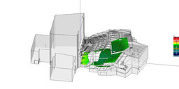 EASE-Modell Simulation Beschallungsanlage / EASE-Model simulation sound system