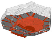 Saalmodell in Wettbewerbsphase / Hall model in competition phase