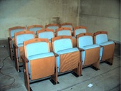 Fotografie Gestühl im Hallraum / Photography seating at reverberation chamber