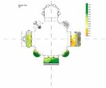 Verteilung der Sprachverständlichkeit STI, Emporengeschoss, aus Messungen / distribution of STI, measured, on first floor