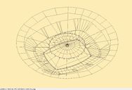 Drahtgittermodell Brasilia / Brasilia wireframe model