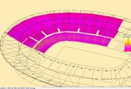 Simulationsmodell Berechnungsbeispiel Belo Horizonte Mineirao / Belo Horizonte Mineirao simulation model example of calculation 