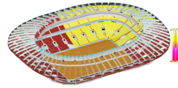 Schallpegelverteilung / Sound level mapping