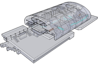 Rendering der Innenansicht des C2 Terminal / rendered inner view of C2 terminal