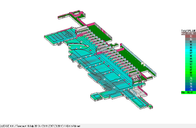 Schallpegelverteilung in T1 / Sound level Mapping in T1