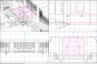 EASE Modell des Großen Foyers mit Beschallung / EASE model of the Large lobby with Sound design