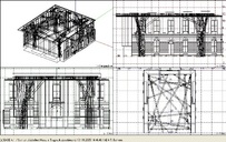 EASE-Modell, Drahtgitter-Darstellung / EASE-Model, wire frame view