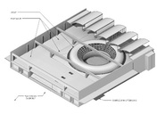 Architektonisches Gesamtmodell, Rendering / Architectural modell, rendering 