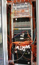Netzwerk-Rack in Bau / network rack in construction