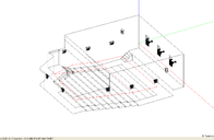 EASE-Modell Kino 1, Drahtmodell / Kino 1 wireframe EASE-Model