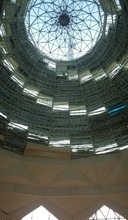 Fotografie, Innenansicht oberer Saal, Kuppel im Bau / Photography, ceiling of upper hall during construction