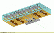 EASE-Modell Große Halle / EASE-Model Big Hall