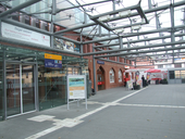 Ansicht Bahnsteig Bahnhof Stralsund / platform view Stralsund station