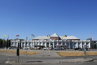 Außenansicht Hauptbahnhof Rostock / outside view from the Rostock Main Railway Station