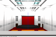 Simulationsmodell Innenansicht Ewart Memorial Hall / Simulation Model Internal View Ewart Memorial Hall