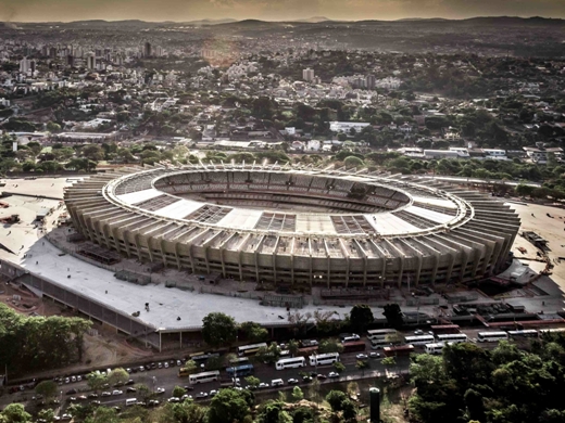 World Cup Stadien in Mineirao, Brasilien