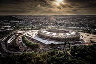 Außenansicht vom Stadion in Mineirao / view from the mineirao stadium