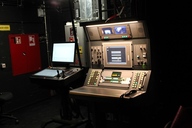 Inspizientenpult / stage manager desk