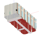 Gerenderte Ansicht des EASE-Simulationsmodells / EASE Simulation Model, Rendering