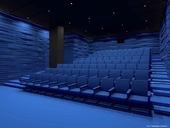 Kinosaal Rendering / cinema architectural rendering